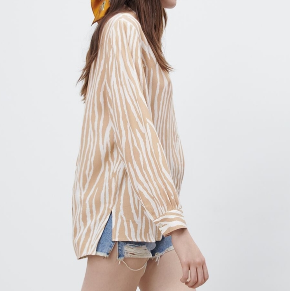 Zara Animal print shirt - Picture 3 of 5